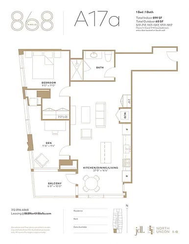 Floor plan A17A