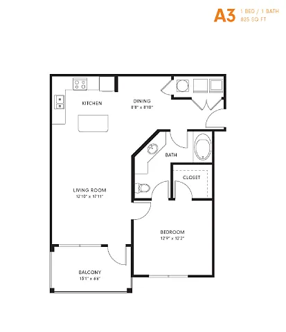 Floor plan A3