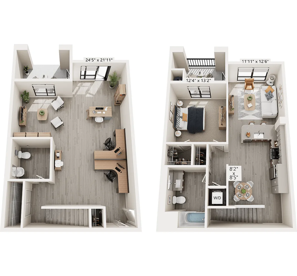 Floor plan A1 Live Work