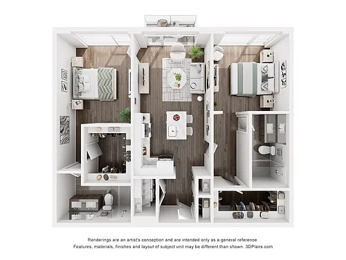 Floor plan 2 BEDROOM-5