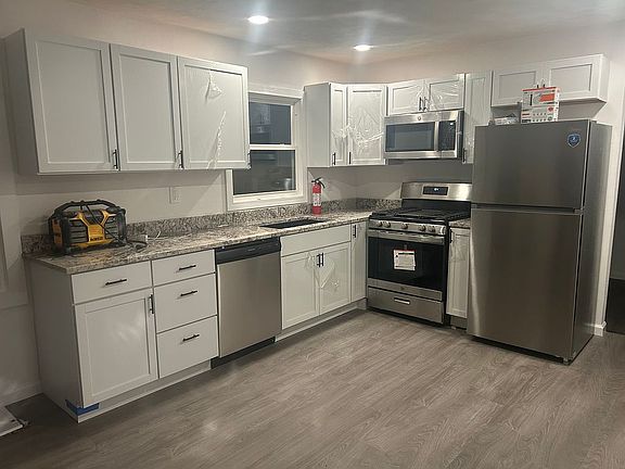 New cabinets, appliances

