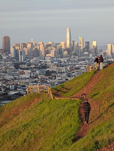 Walk to the top of Bernal Heights Park in minutes!