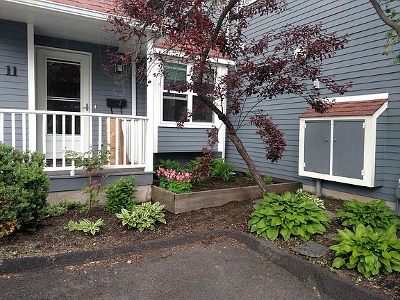 Front exterior in summer