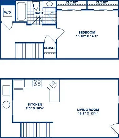 1 Bedroom | 1 Bath | 748 SF 1 Bedroom | 1 Bath | 748 SF
