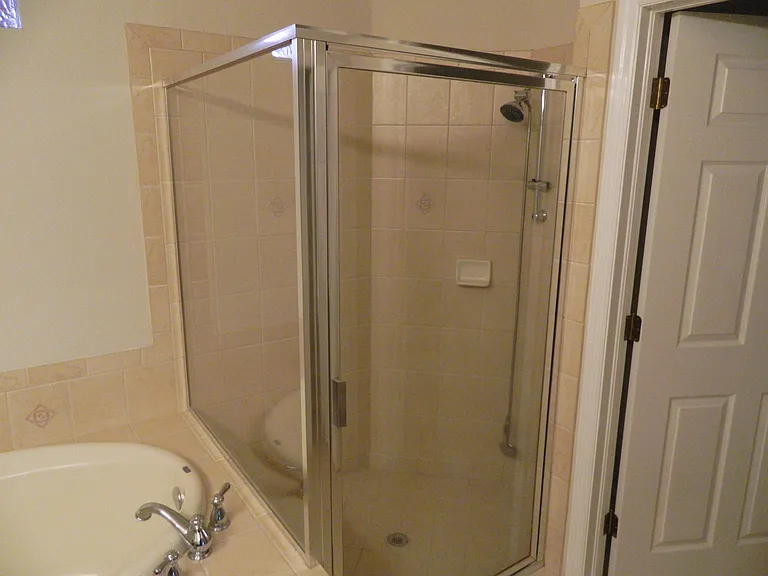 Master shower