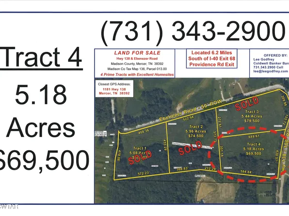 138 Highway, Mercer, TN 38392