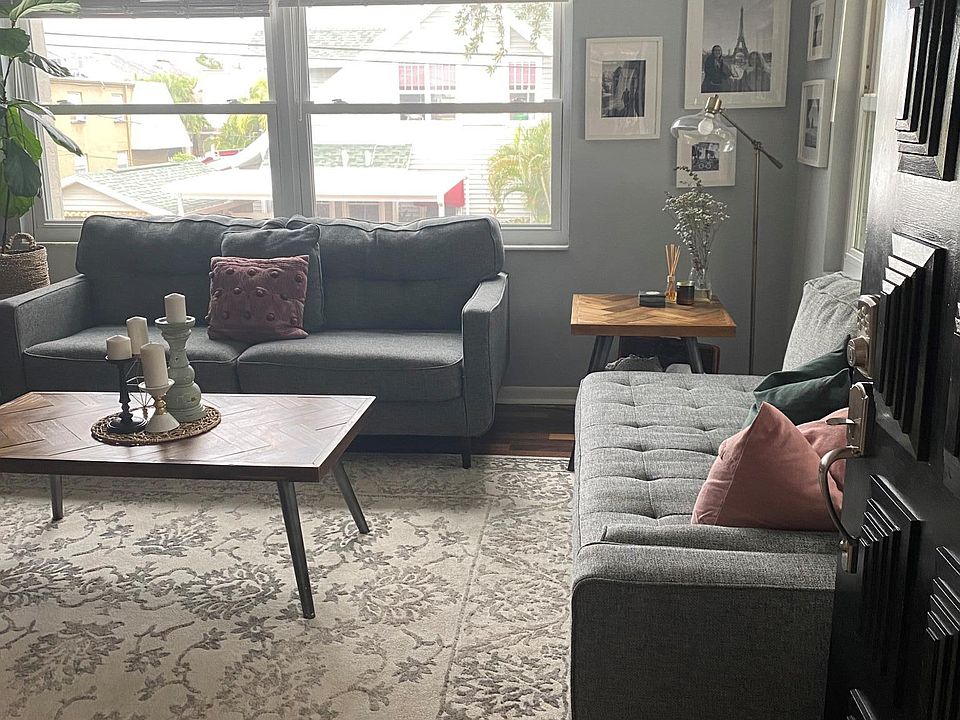Living room from front door