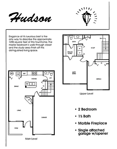 Floor plan Hudson