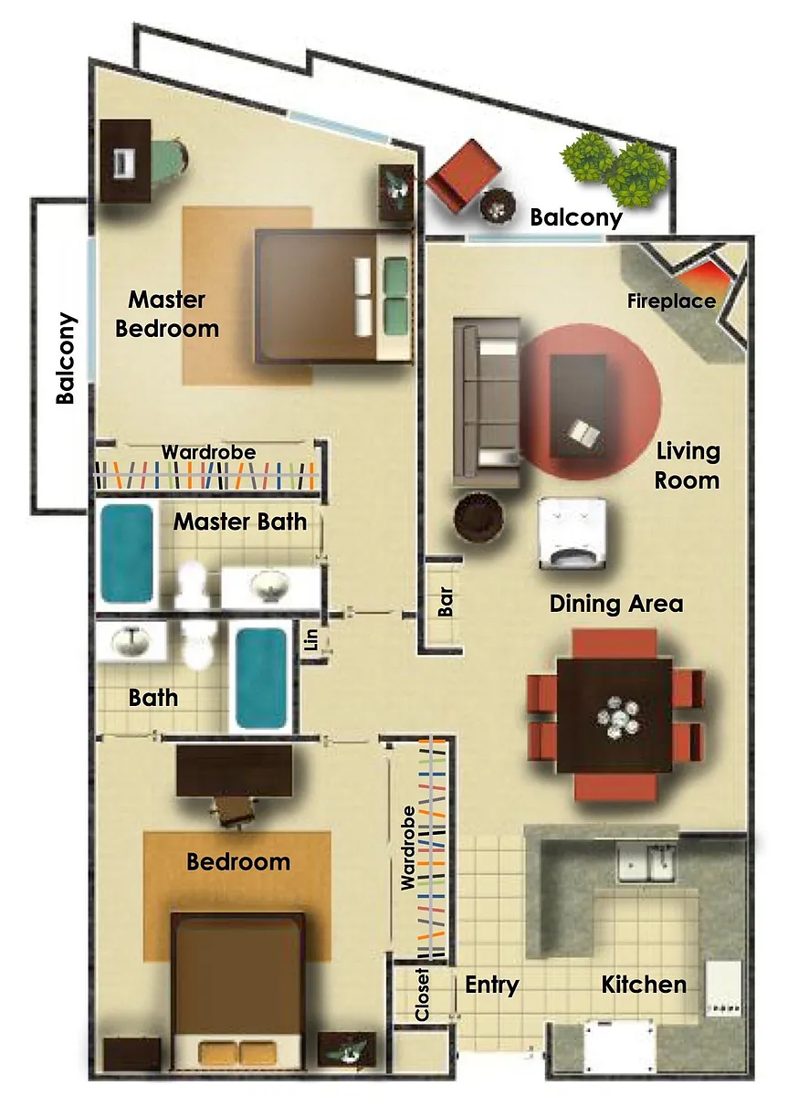 Floor plan PC-H
