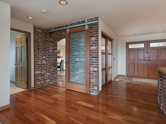 Front entry cherry floors
