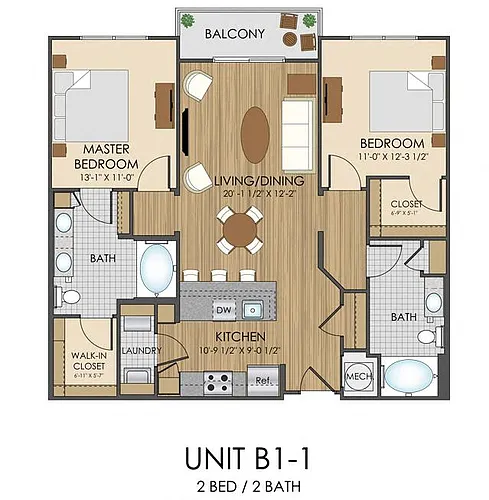 Floor plan B1