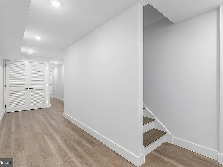 Basement flexible living space.