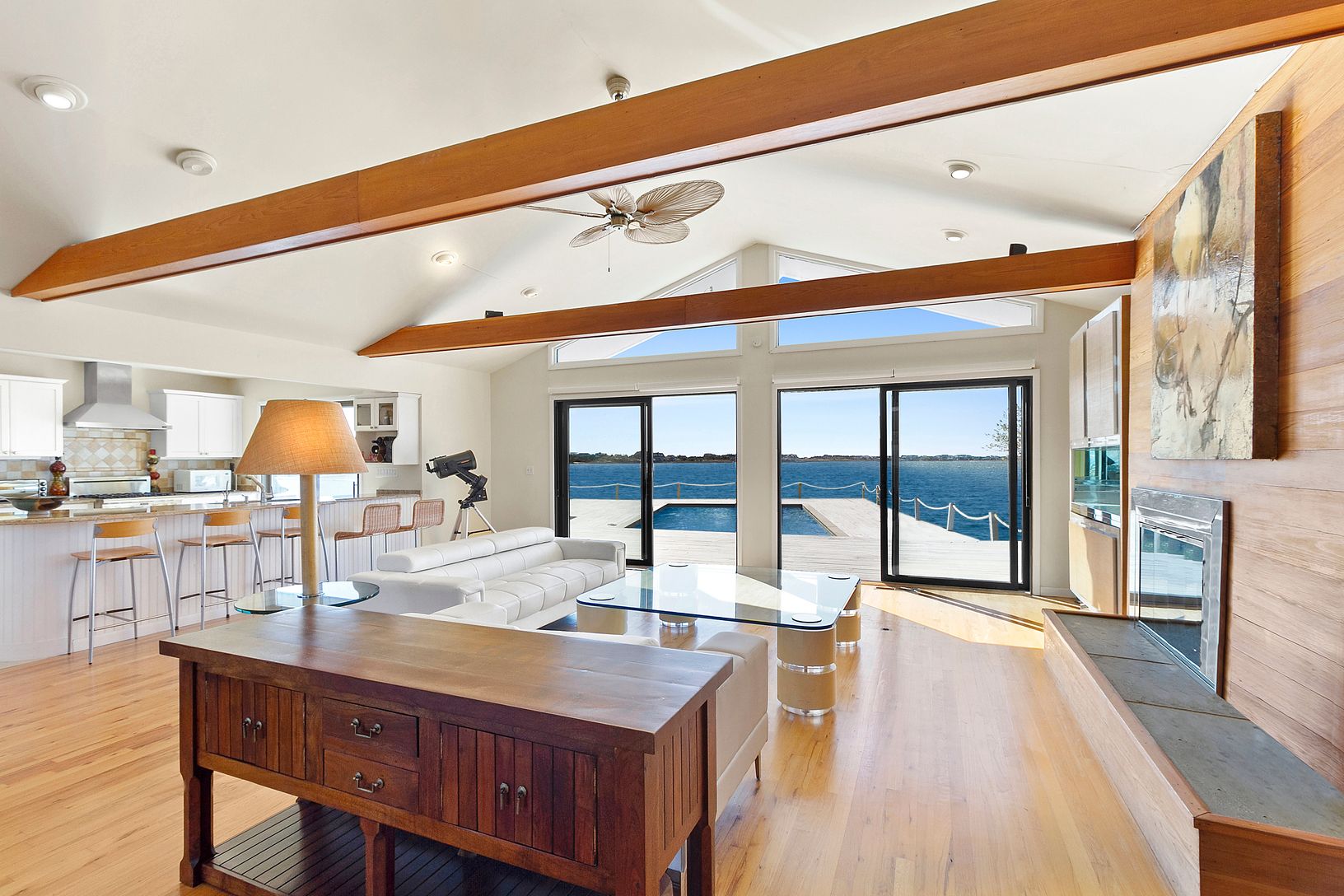  Living Room overlooking Moriches Bay