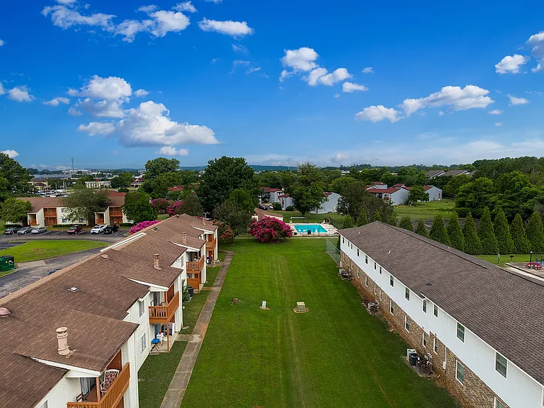 Aerial view of the community