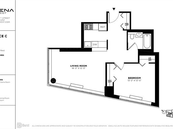 2nd image of 601 W 57th St APT 28C