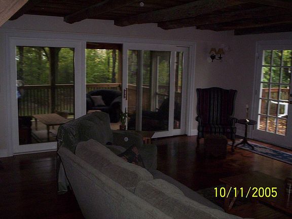 great room, original beamed ceiling