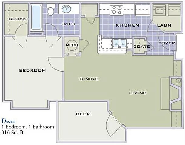 Floor plan Dean