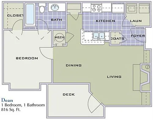 Floor plan Dean