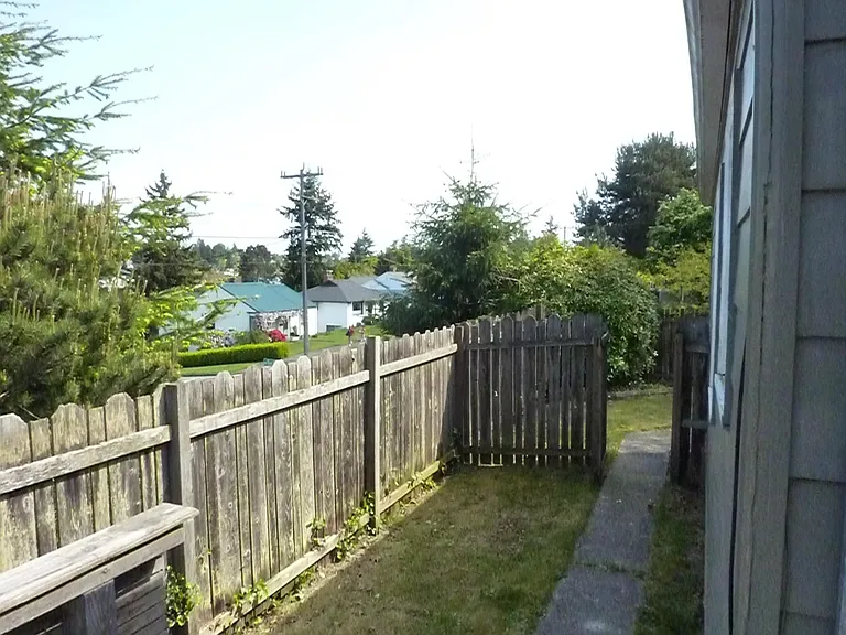 View to south. Weather permitting, view of Mount Rainier.