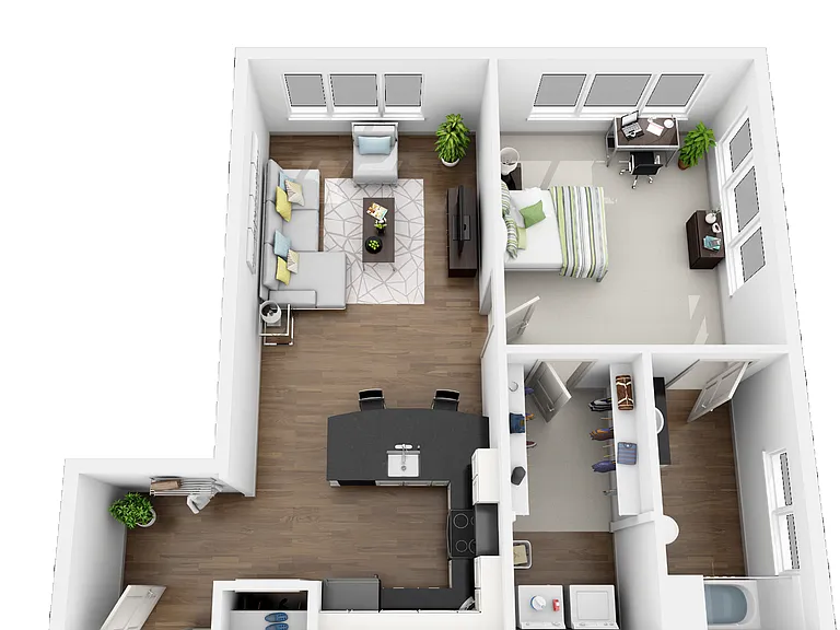 A1.1 floor plan Edge Flats