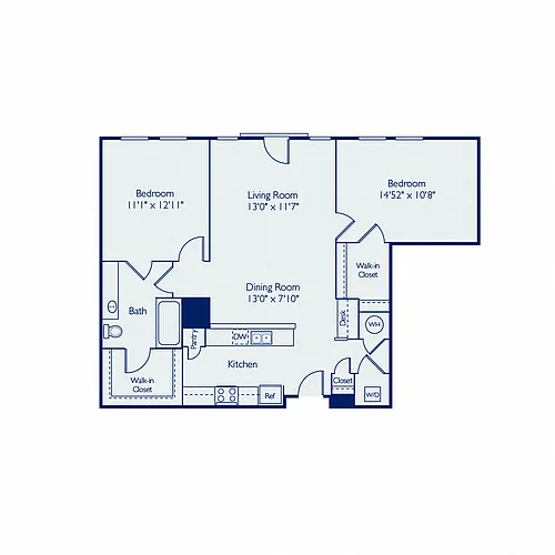Floor plan B1B