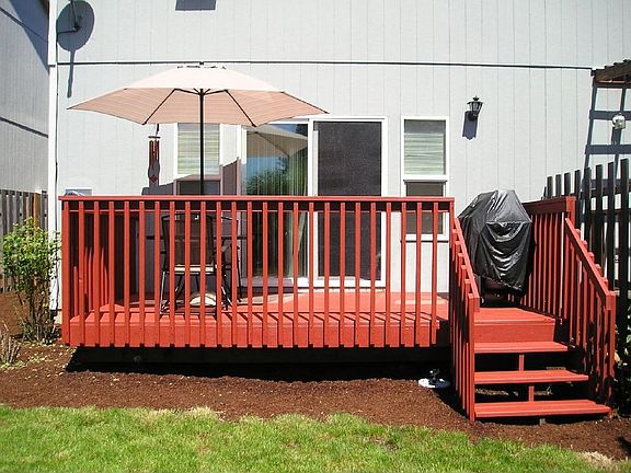 Newly Stained Deck