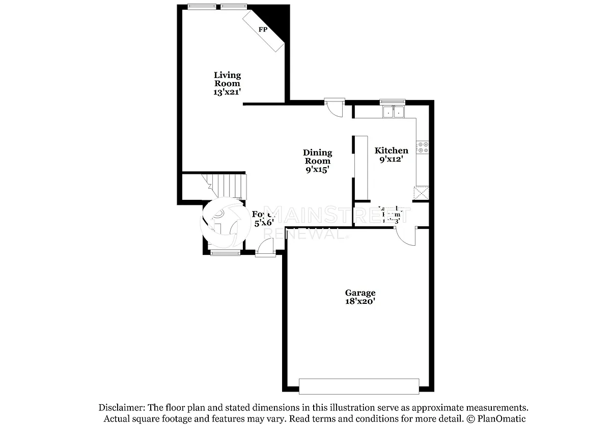 Floor Plan - 3020 Laurel Creek Dr