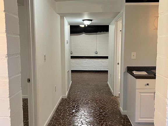 Looking up the hallway