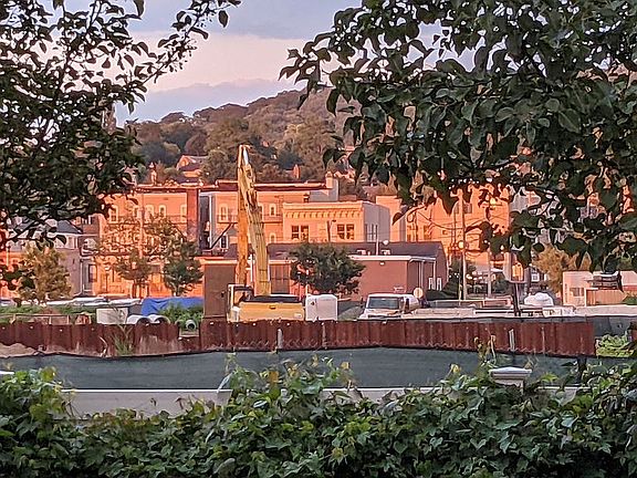 Sunset view to Main Street