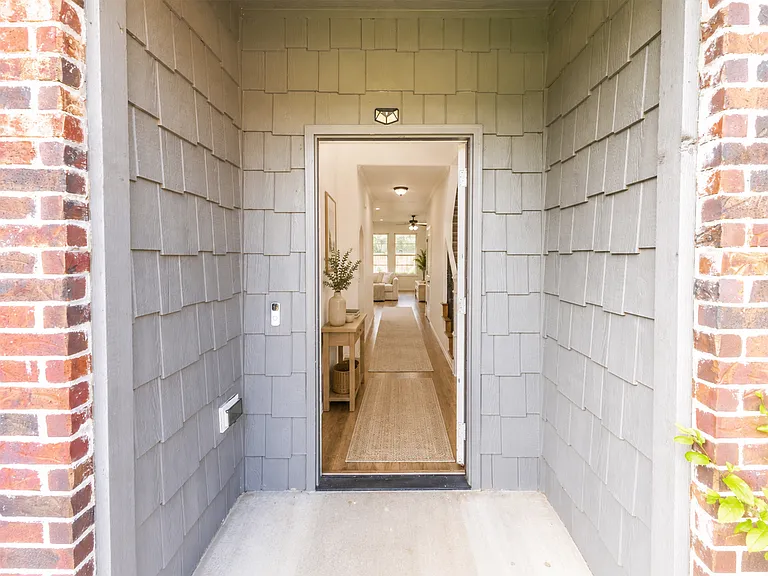 Entry from home with furniture view