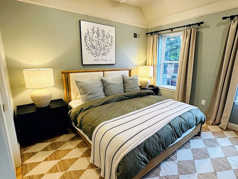 Front bedroom with walk-in closet