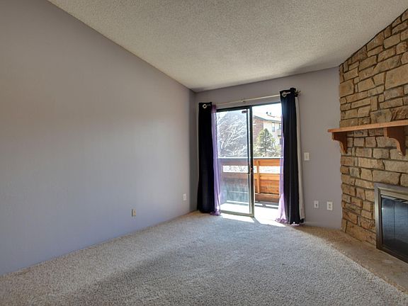 Wood burning fireplace and great view looking West!