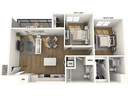 Floor plan B5-Upgrade Collection