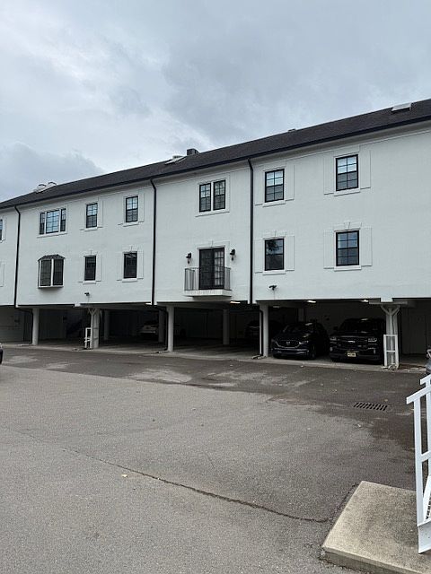 Rear of building - note 2 car tandem parking