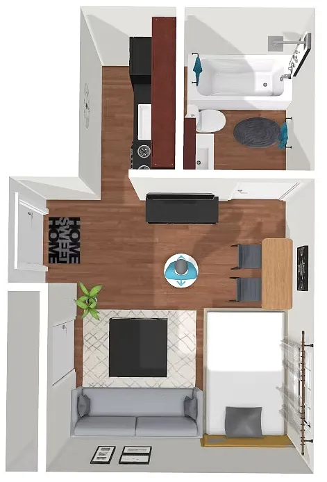 Floor plan Studio