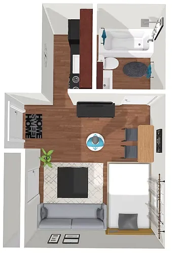 Floor plan Studio