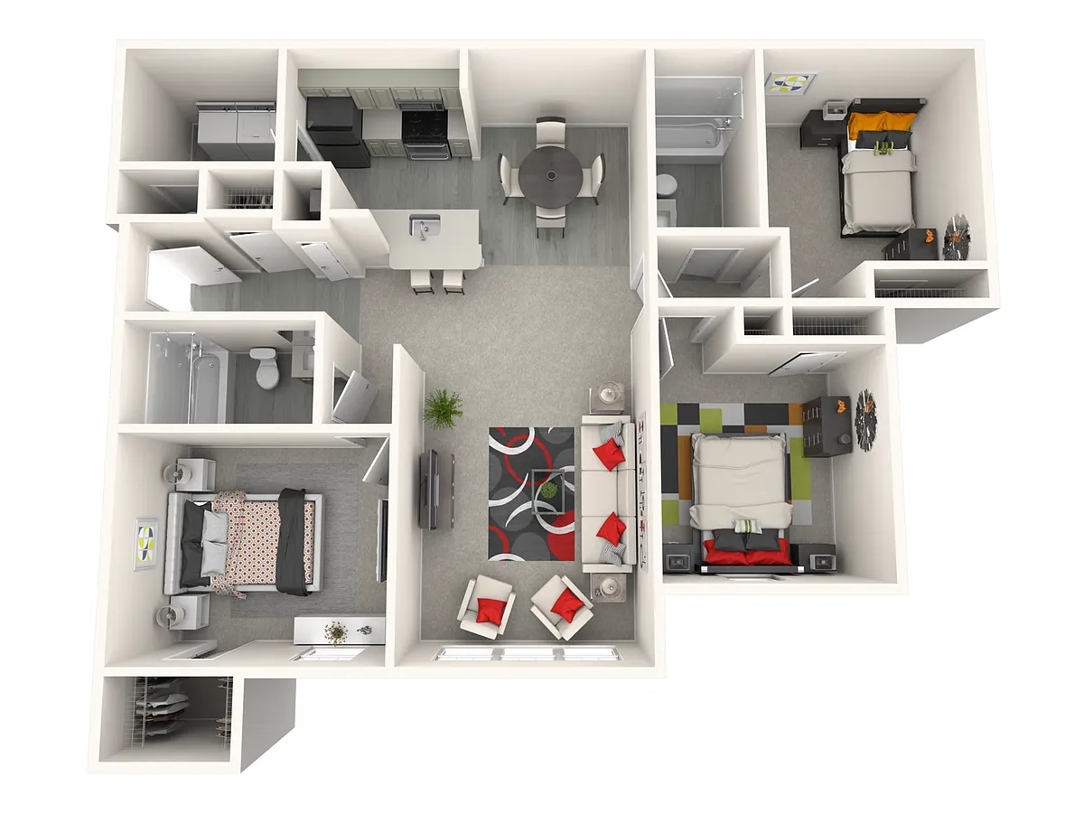Floor plan 3AR