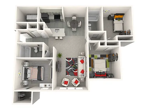 Floor plan 3AR