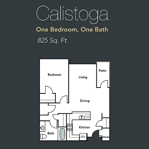 Floor plan Calistoga
