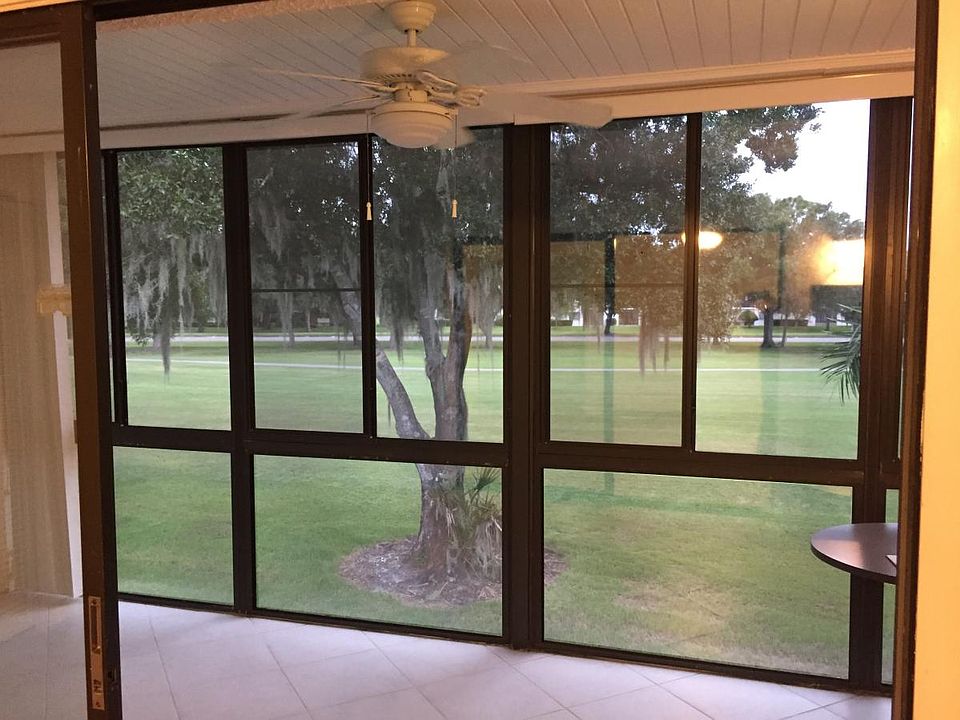 View from master suite, enclosed porch