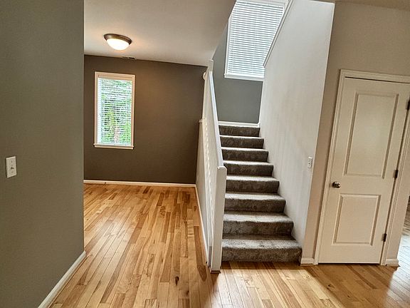 Entryway stairs and closet