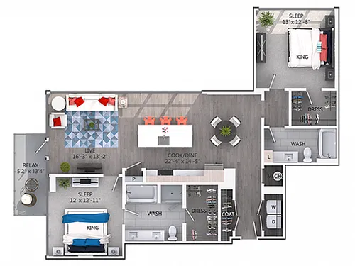 Floor plan C6eP