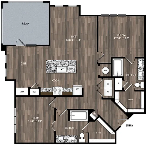 Floor plan B3