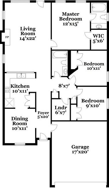 3 bed, 2.0 bath, 1406 sqft, $1,975 — Photo 2