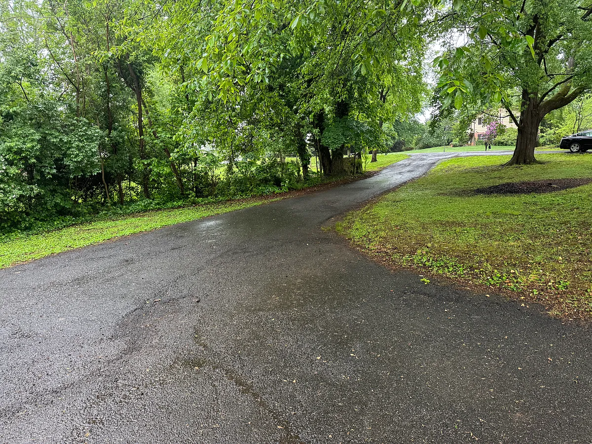Driveway leading to parking pad - 4538B Broken Hills Rd #B