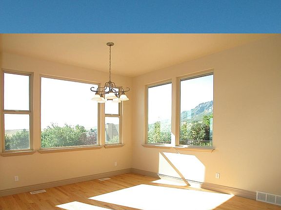 Dining area and view