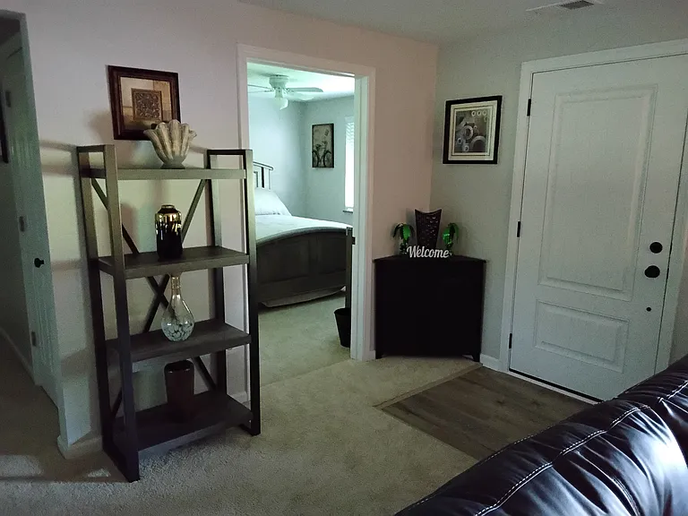 Entrance to living room