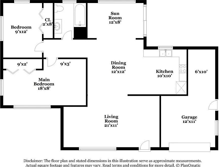 2 bed, 1.0 bath, 990 sqft, $1,600 — Photo 2