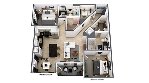 Floor plan B1