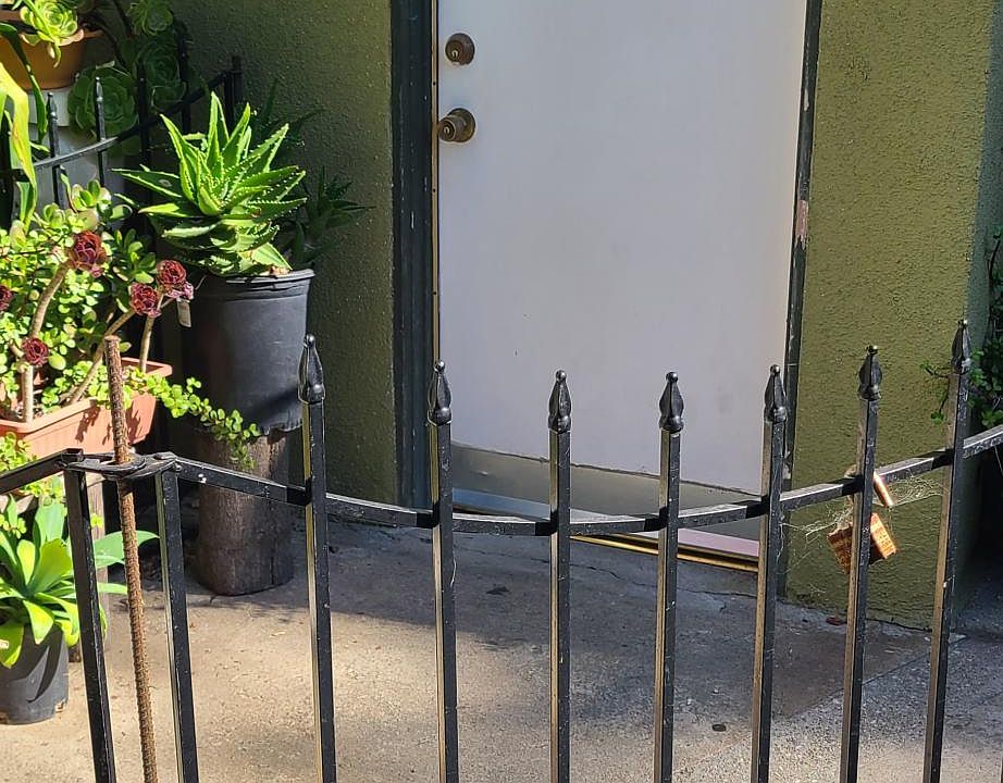 Main entrance door